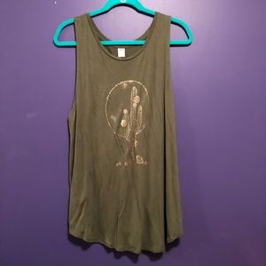 Old Navy Sleeveless Cactus Top